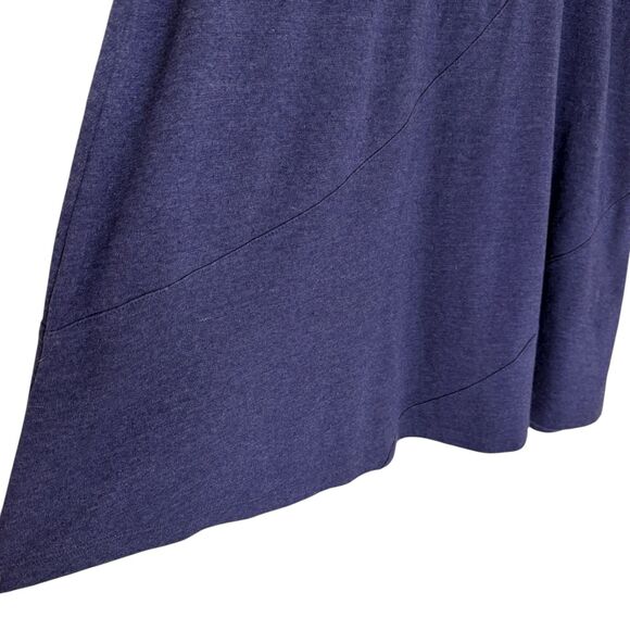 Indigo Fleece Sweatshirt Skirt A Line Pull On Blue XL - Picture 3 of 5